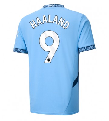 Manchester City Erling Haaland #9 Replika Hjemmebanetrøje 2024-25 Kortærmet